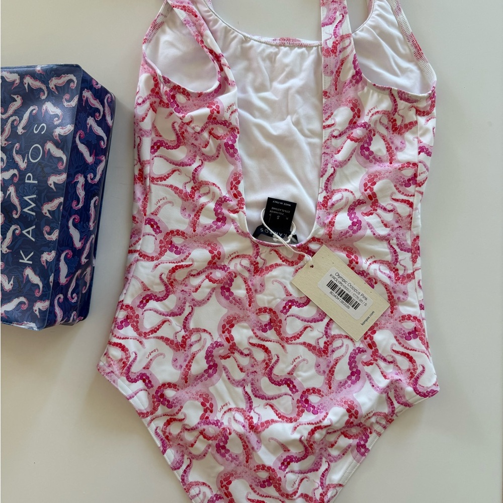 Kampos Olympic Octopus Pink Swimsuit - Picture 4 of 8